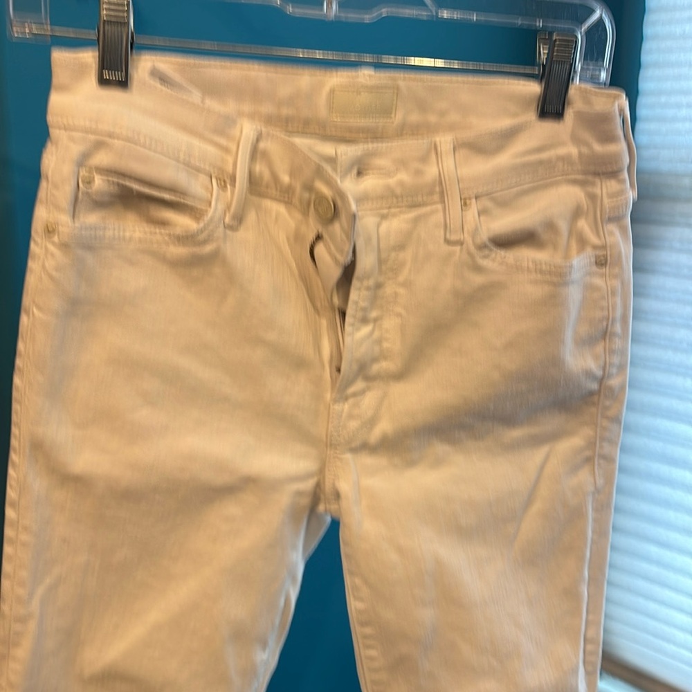 MOTHER Jeans Cream Puff